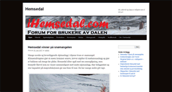 Desktop Screenshot of ihemsedal.com